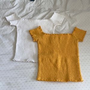 BUNDLE! Hollister Ruffle Off the Shoulder Tops